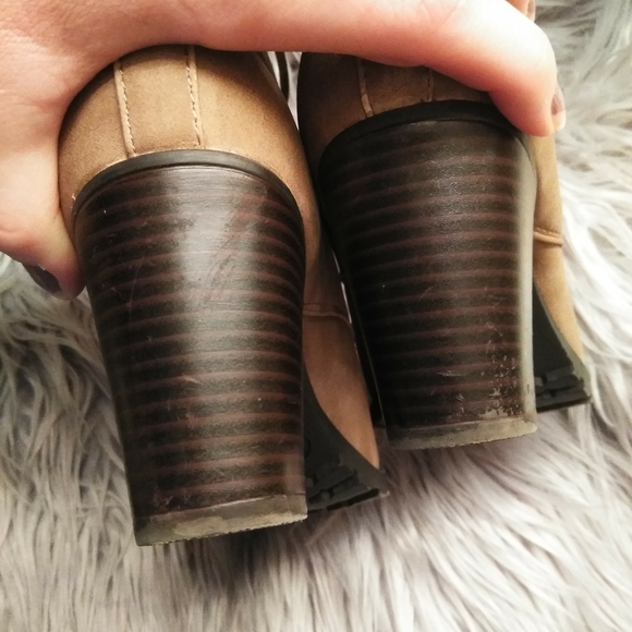 Soft leather tan ankle boots size 6 - Picture 5 of 5